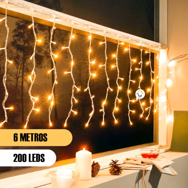 Cortina Led 6 M X 45 Cm